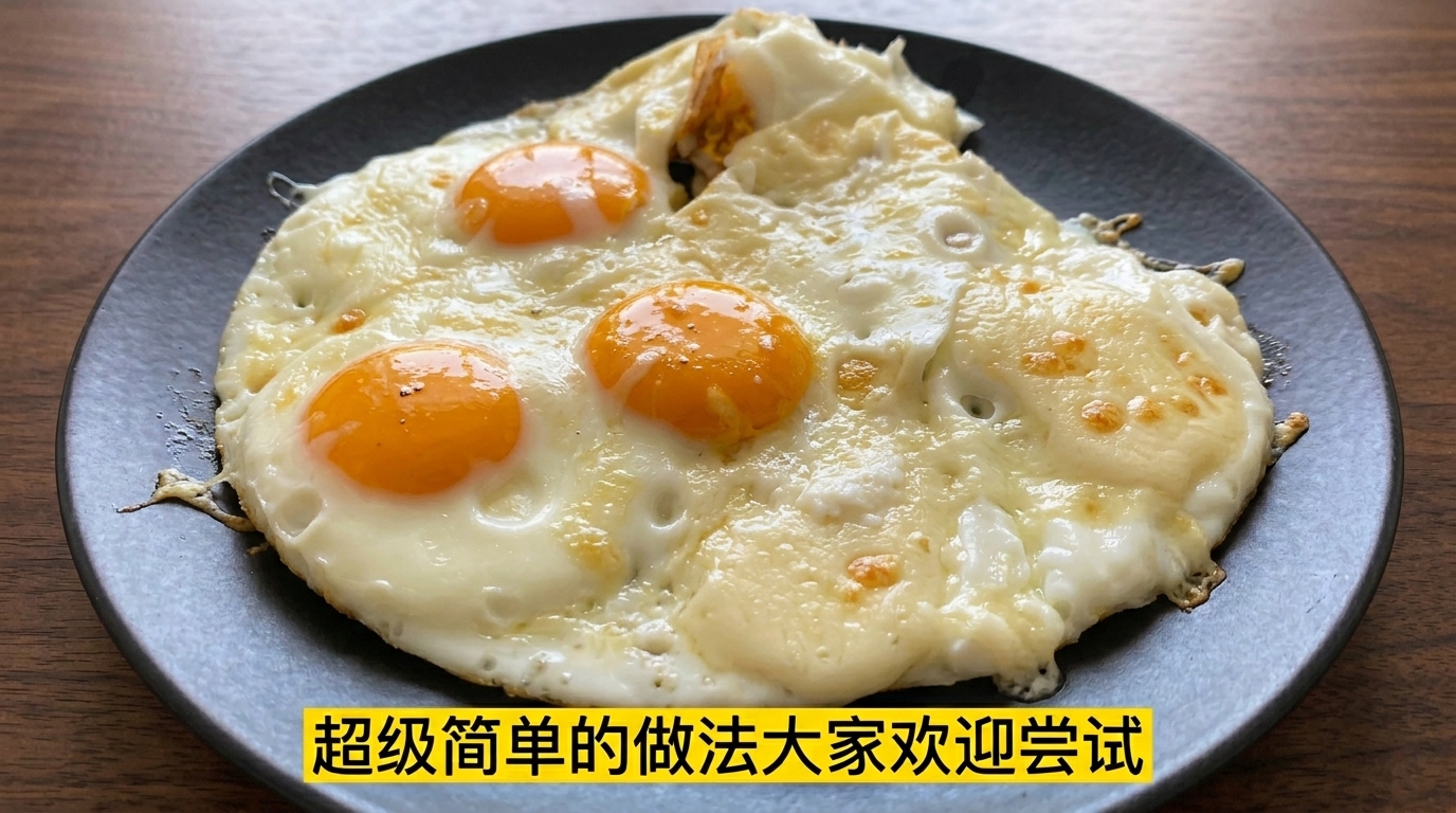 ひっくり返さない！とろとろチーズ目玉焼き