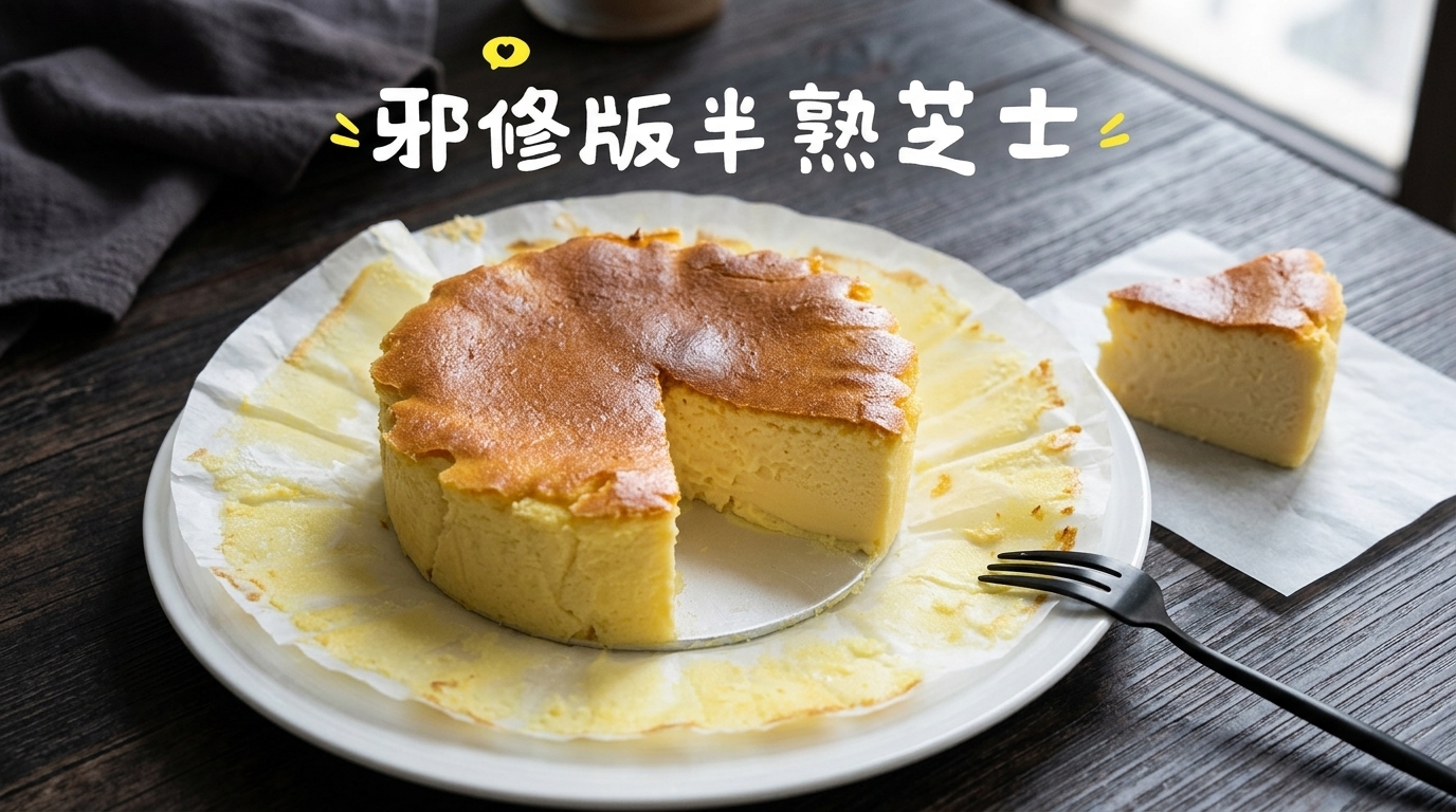 ふんわり滑らか！極上の半熟チーズケーキ