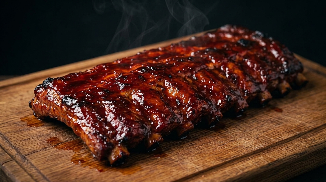 はちみつBBQソースの絶品オーブンバックリブ