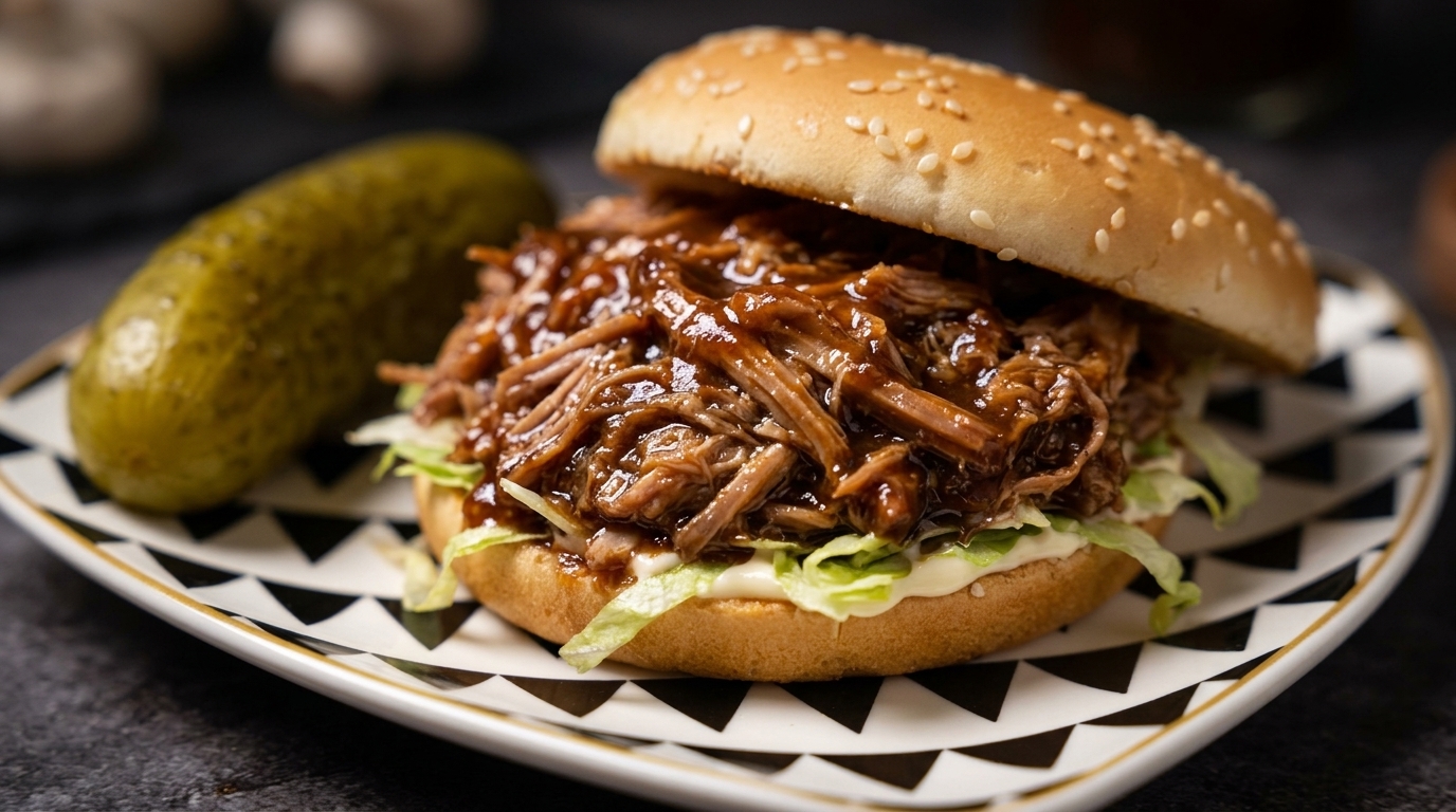 圧力鍋や炊飯器で簡単に！本格BBQプルドポークバーガー