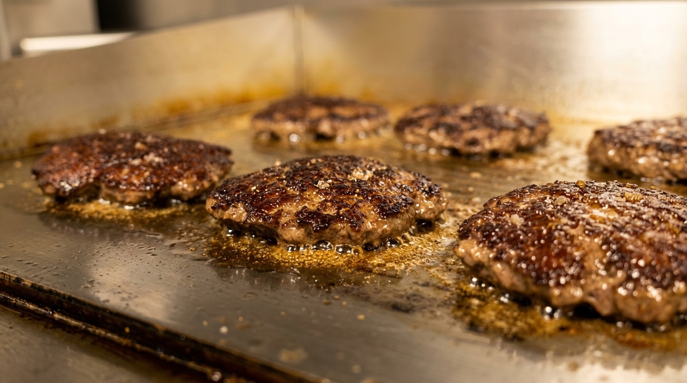 肉汁あふれる！フライパンで作る極上ビーフパティの焼き方