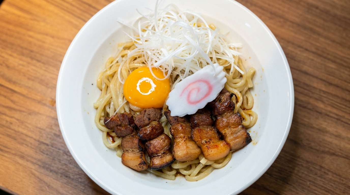 本格油そば（汁なしラーメン）のレシピ | 濃厚旨味の自家製ダレ