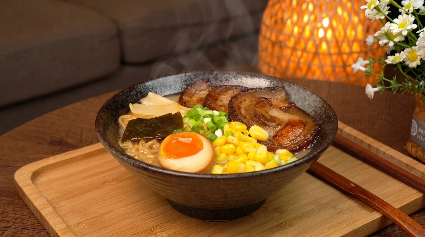 自家製チャーシューで作る究極の豚骨ラーメン