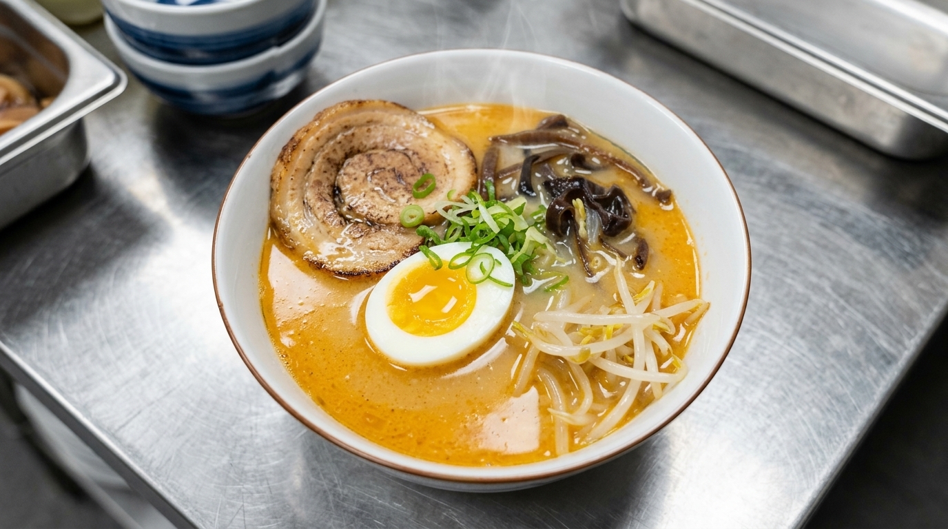 おうちで本格！濃厚豚骨味噌ラーメンの作り方