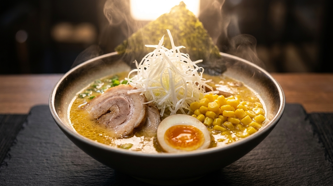自家製チャーシューが絶品、本格濃厚味噌ラーメン