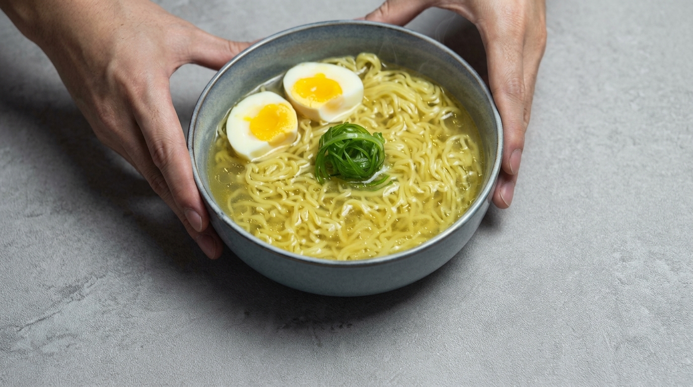 15分で完成！鶏ガラの黄金塩ラーメン