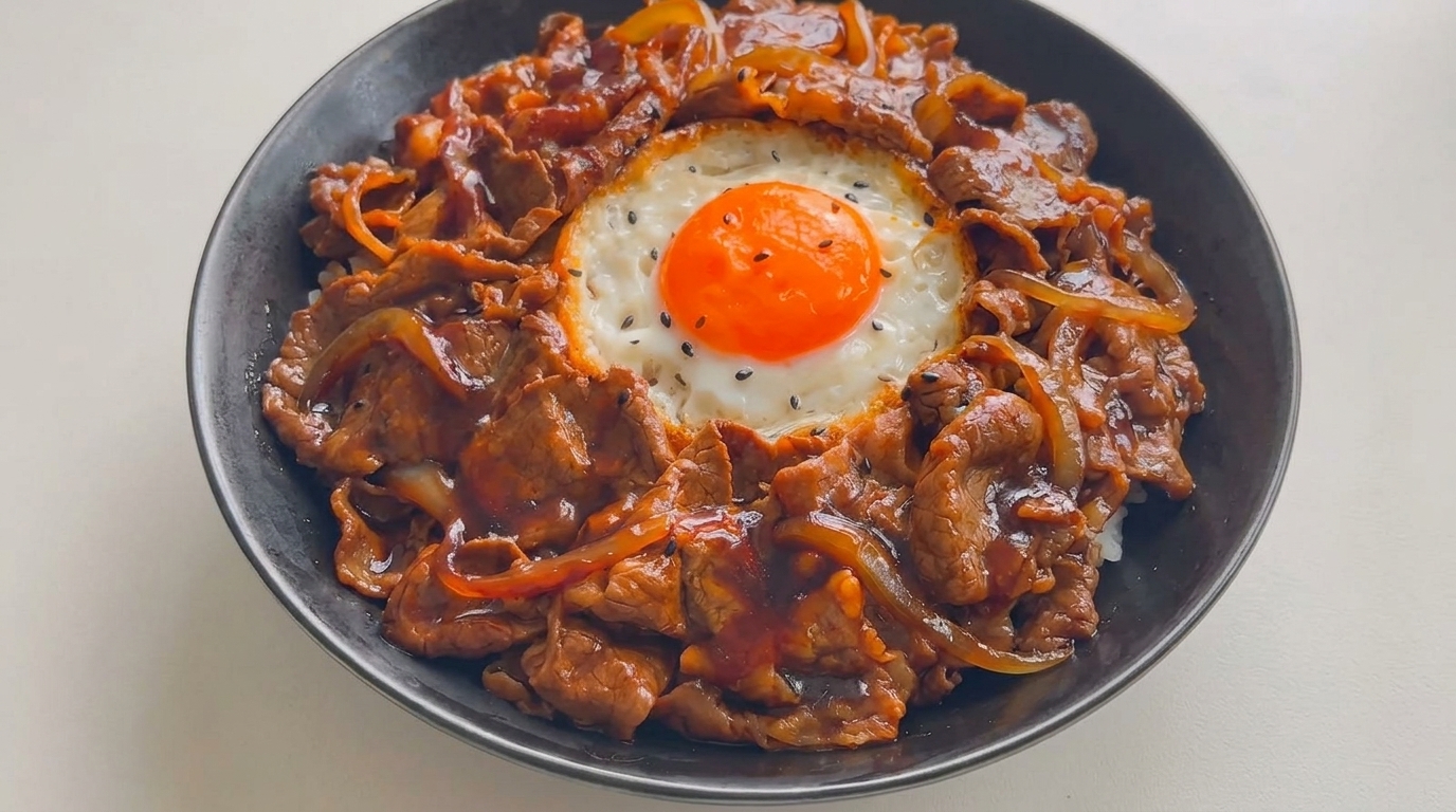 おうちで作る本格牛丼のレシピ