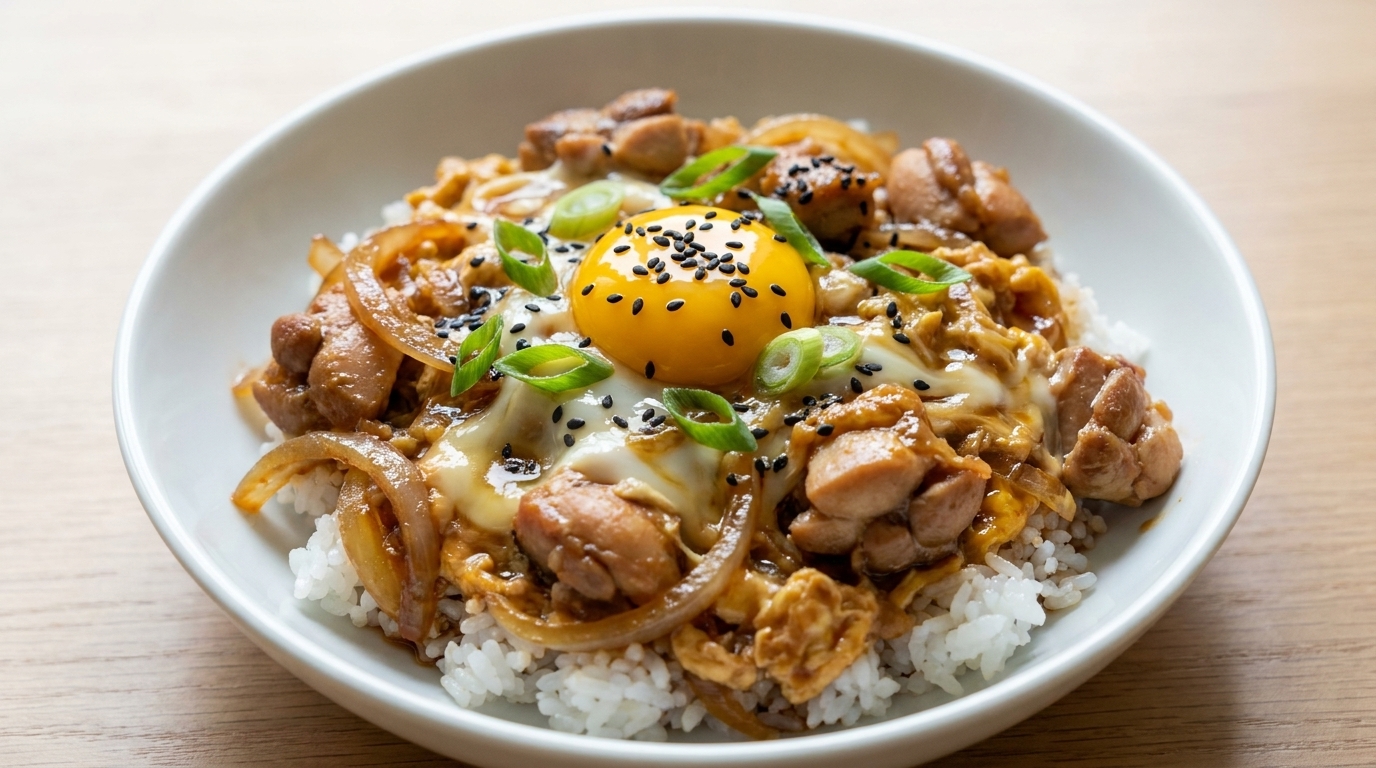 とろとろ卵の絶品親子丼（鶏肉と卵のどんぶりレシピ）