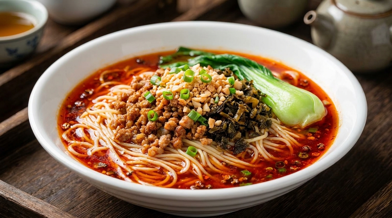 本場四川の味！本格担々麺（ダンダンミェン）のレシピ