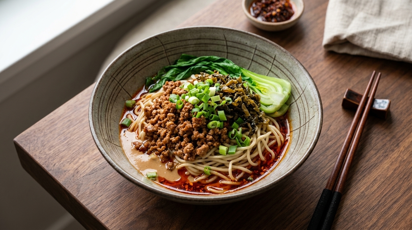 本場四川の味！本格汁なし担々麺