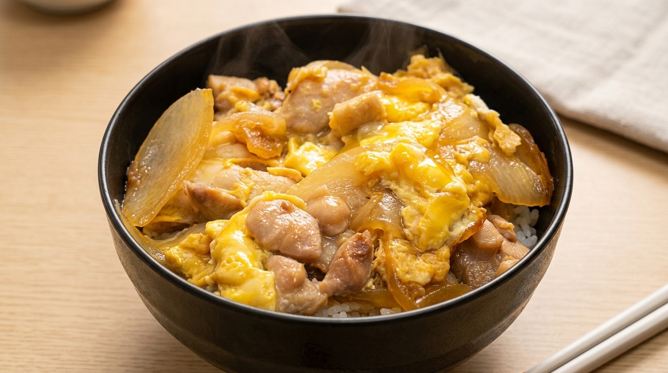 王道の定番親子丼（鶏肉と卵のふわとろ丼）