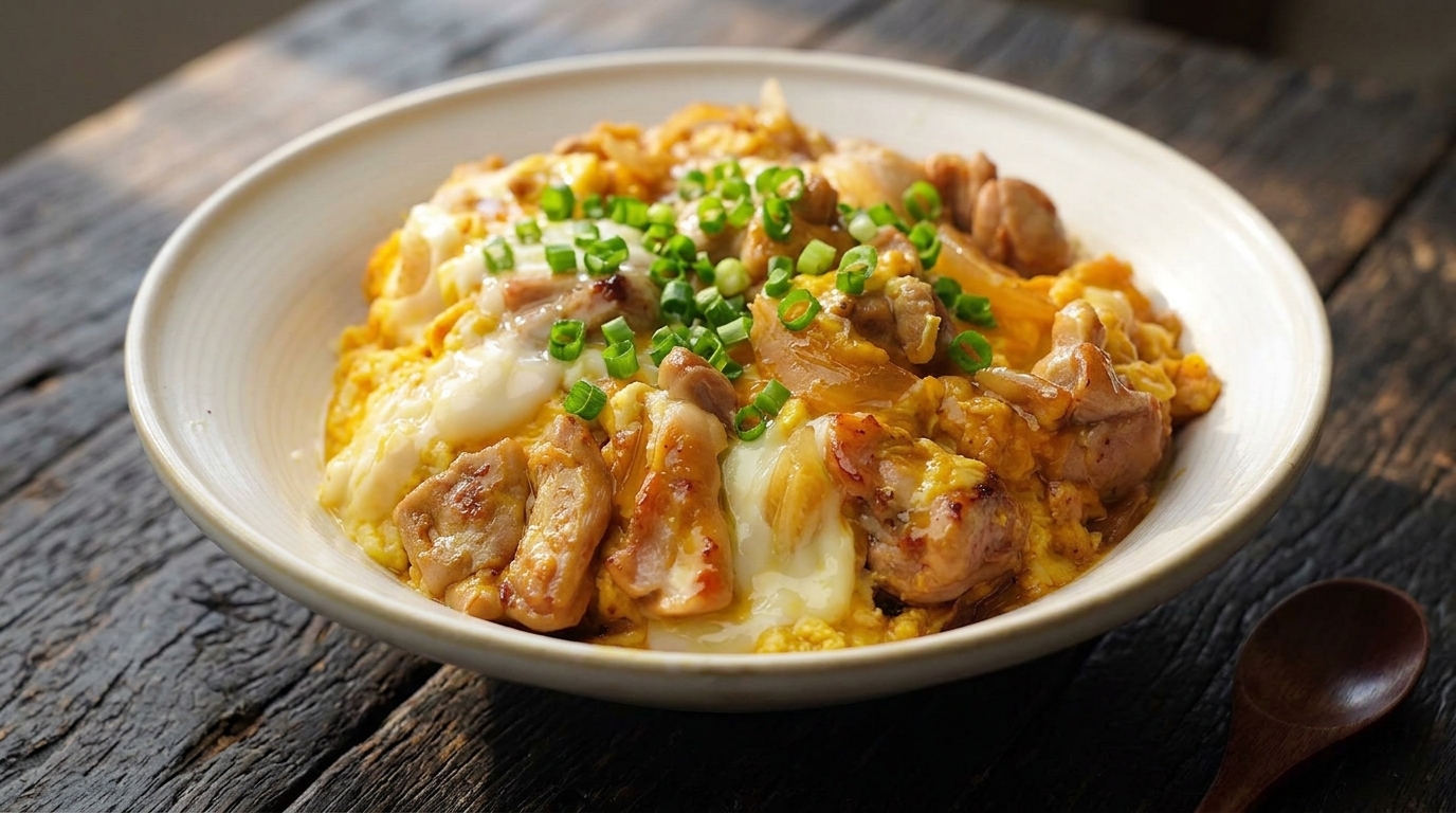 本格親子丼（とろとろ卵の鶏肉どんぶり）