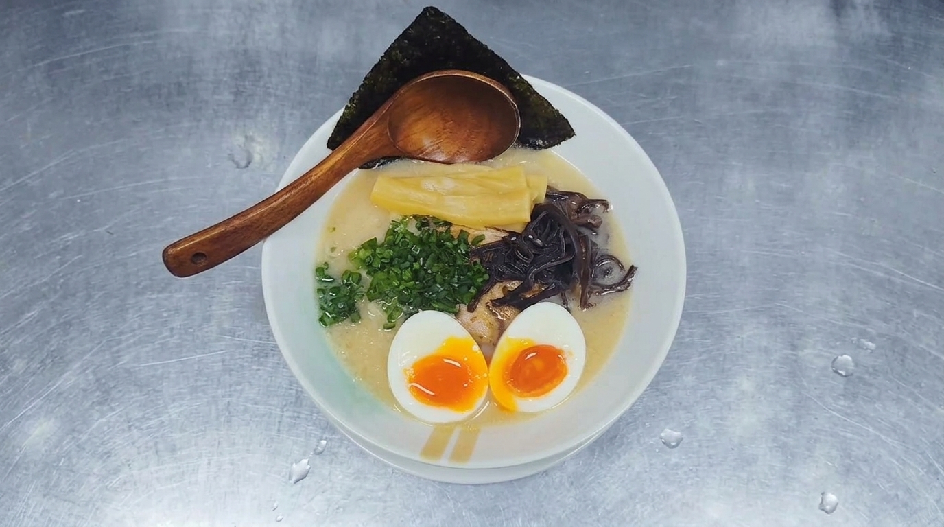お店の味を自宅で再現！本格豚骨ラーメンの作り方