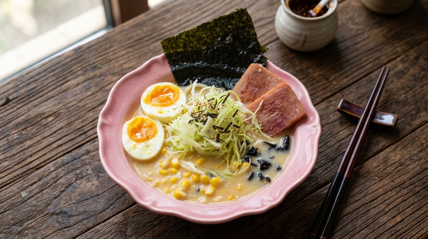 自家製・万能豚骨スープブロックで作る絶品濃厚豚骨ラーメン