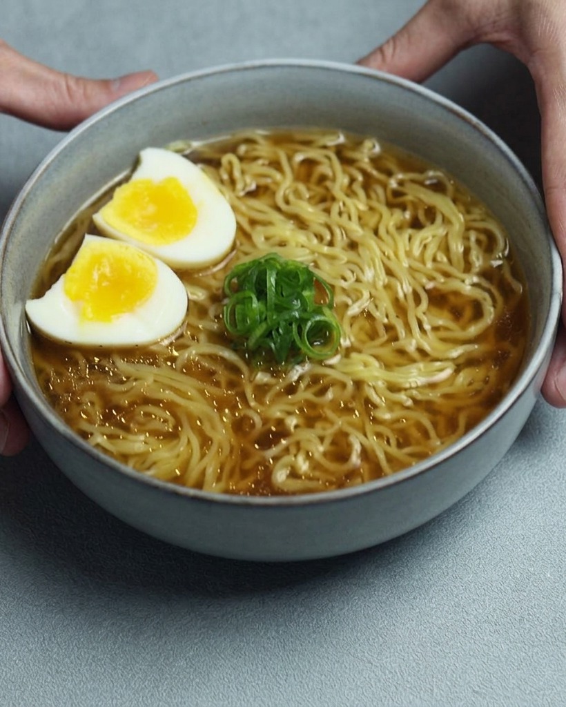小さなガラスの器から、スプーンでとろりとした濃い色のオイスターソースをすくい、スープの鍋に入れている様子。
