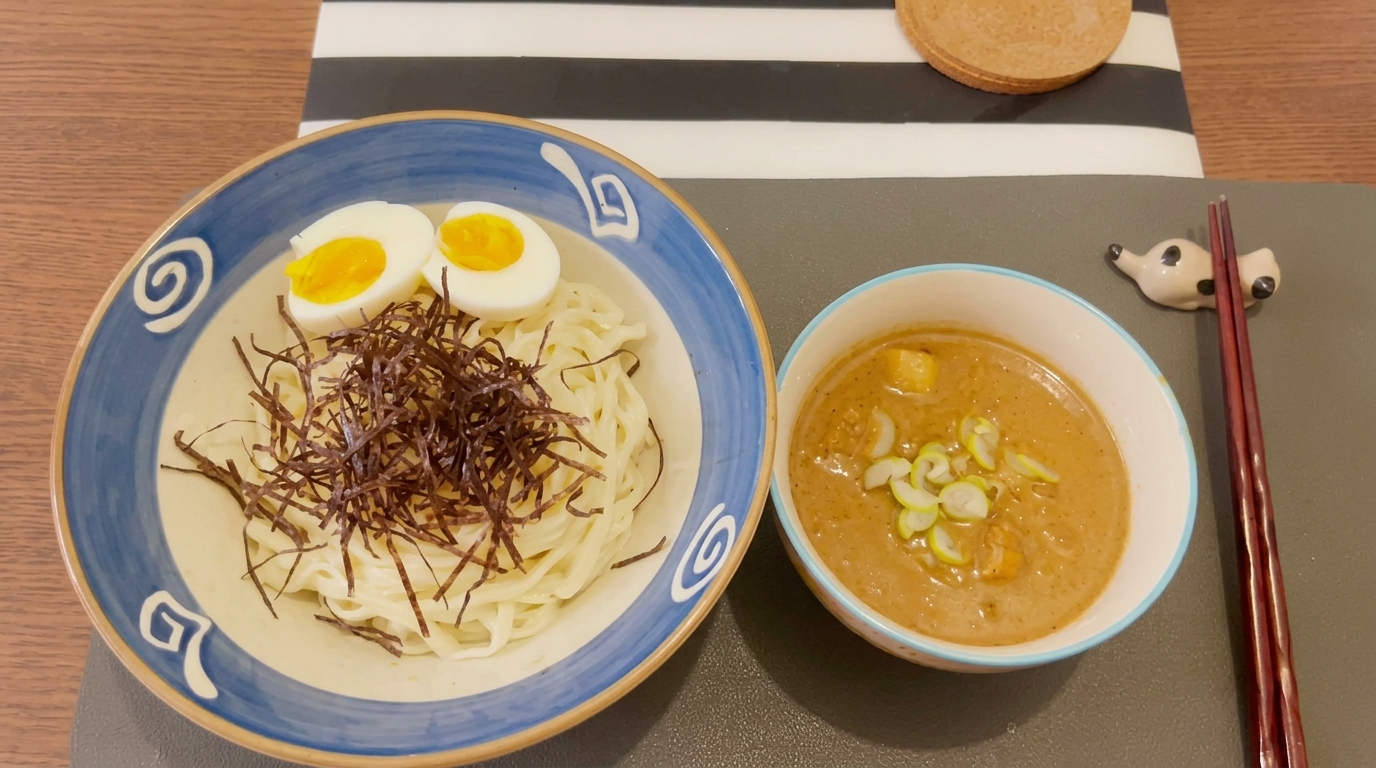 濃厚味噌胡麻つけ麺の作り方