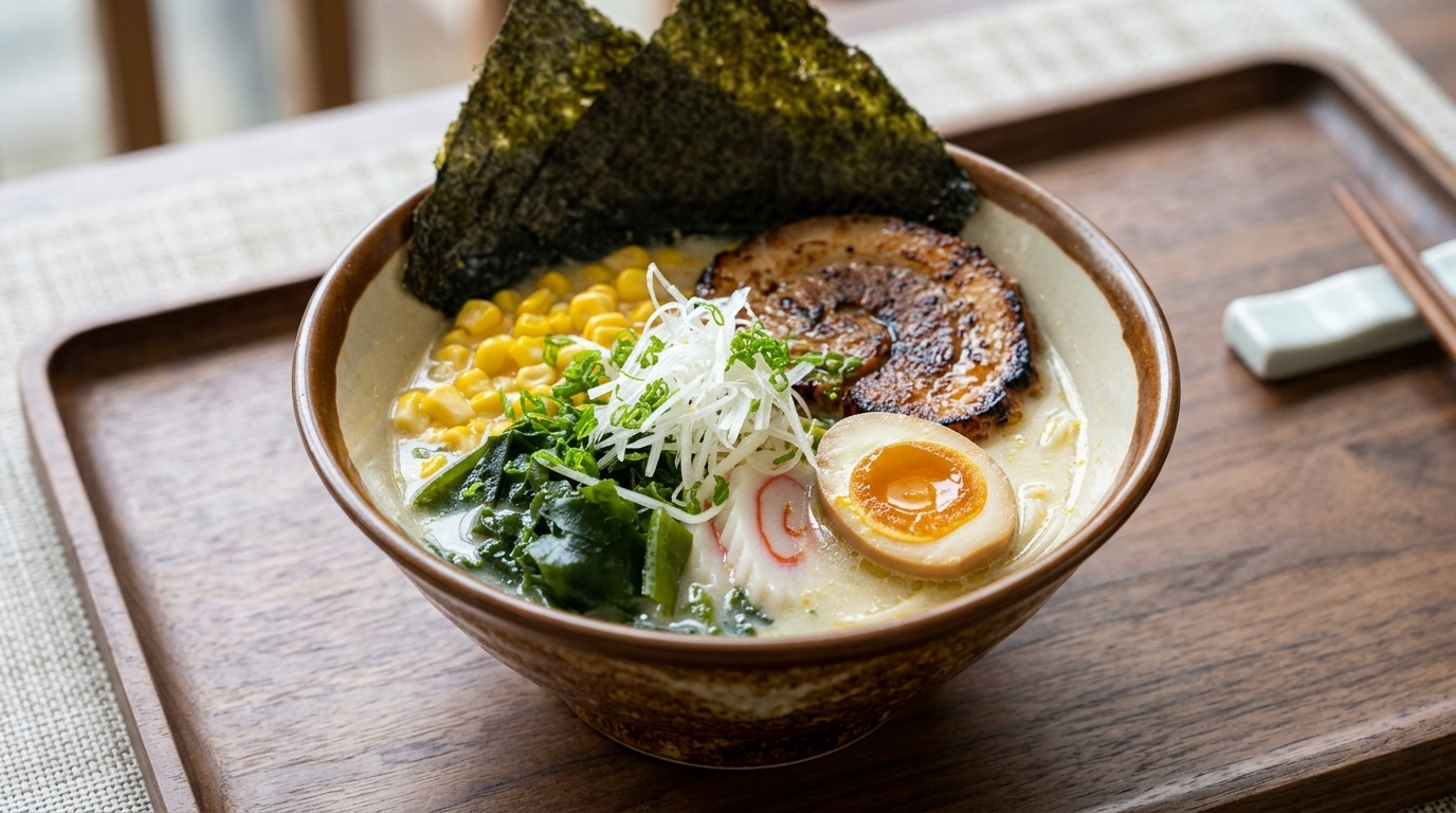 炙りチャーシューが香ばしい、爽快ゆず塩ラーメン