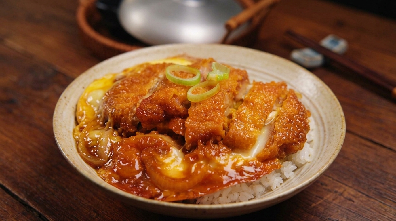 最高の一杯、至高のカツ丼（ジューシー豚肩ロースで作る極上どんぶり）