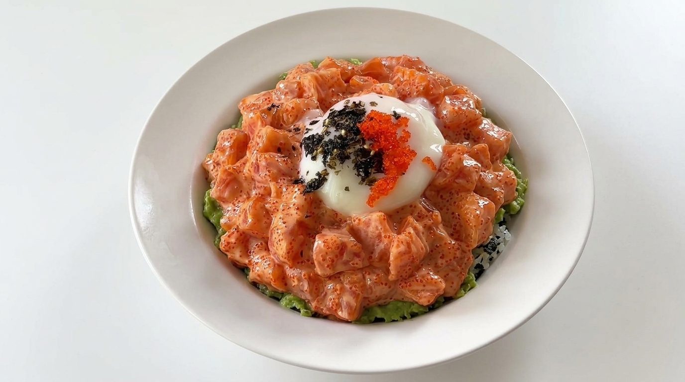 濃厚クリーミー！サーモンアボカド丼（サーモンライスボウル）のレシピ