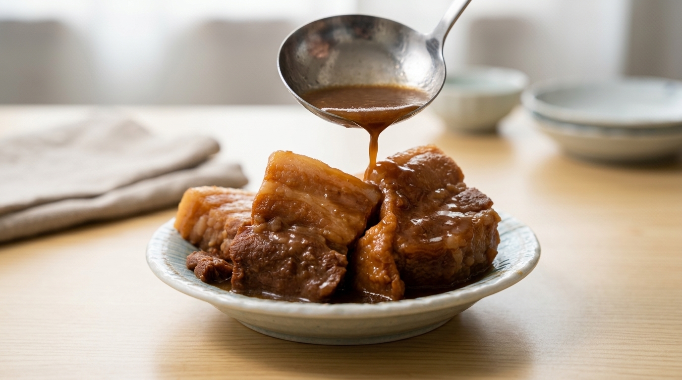 味噌でコク旨！とろとろ豚の角煮