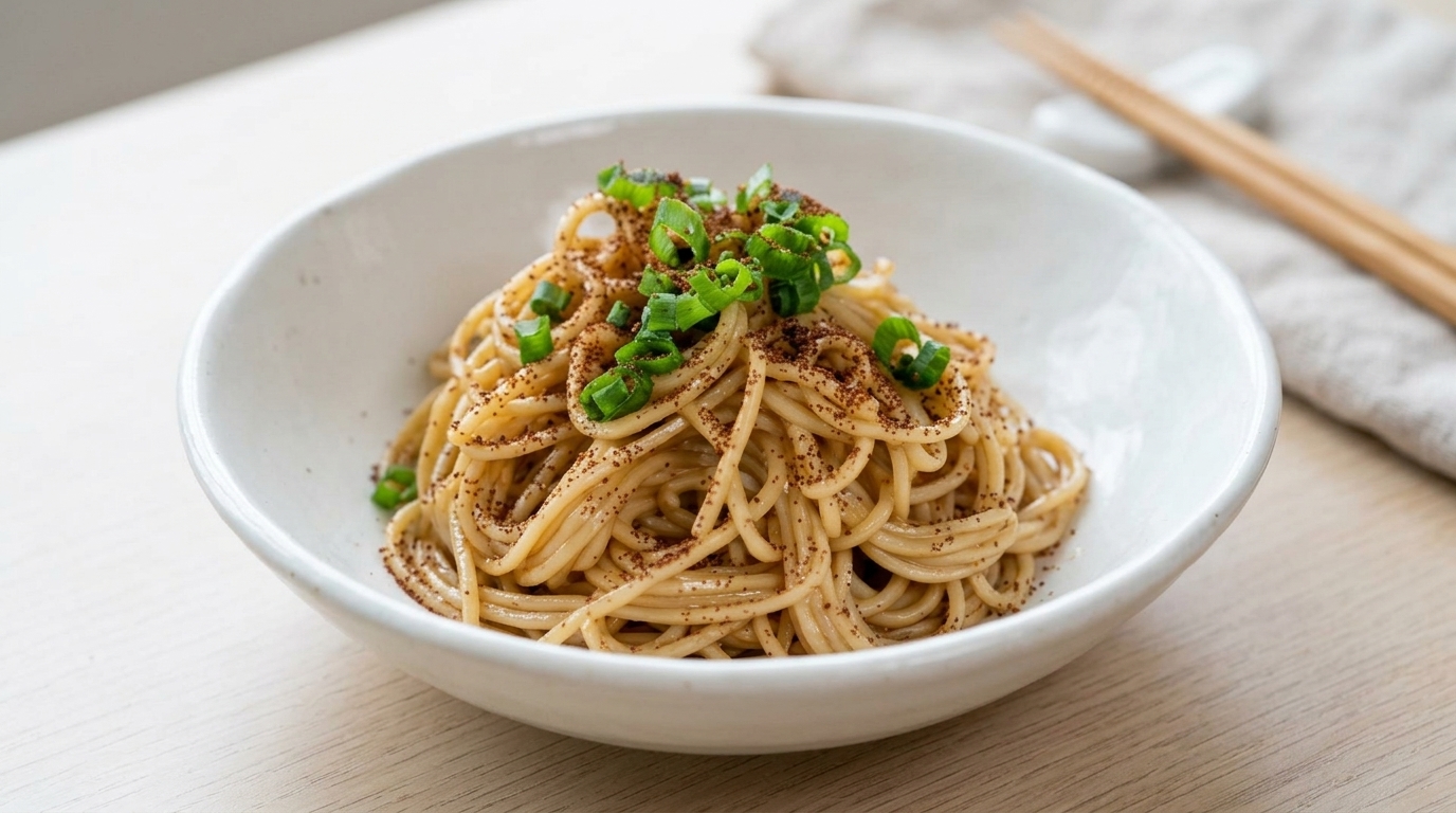 絶品旨味！本格ネギ油と海老子のまぜそば（葱油拌麺）