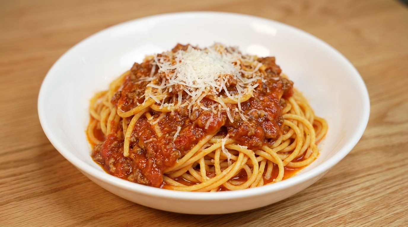 忙しい夜のための冷凍保存できるスパゲッティ・ボロネーゼ