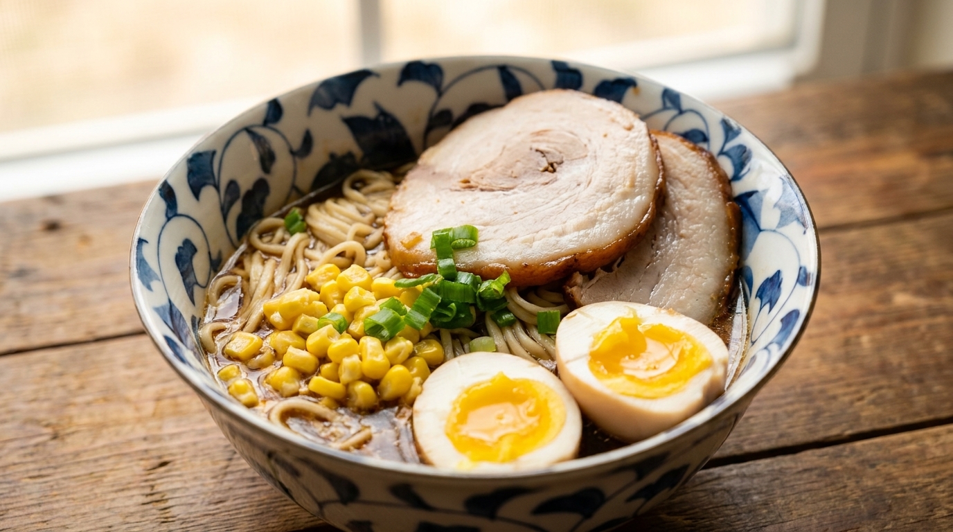 自家製チャーシューで作る本格醤油ラーメン