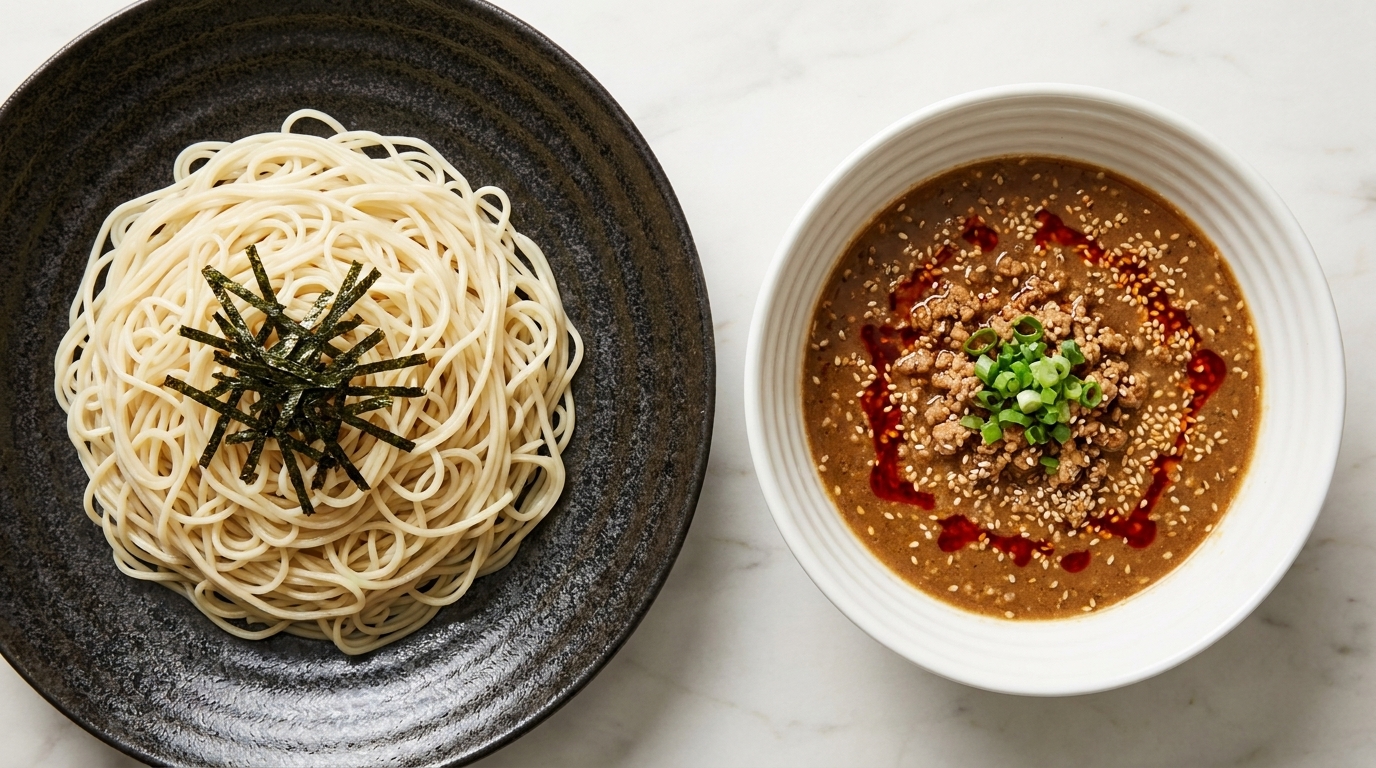 味噌豆乳担々つけ麺