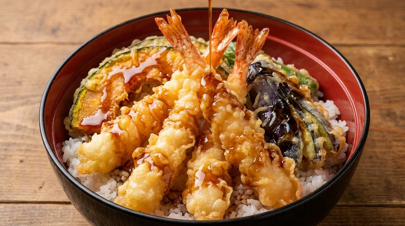 本格的な天丼（天ぷら丼）の作り方