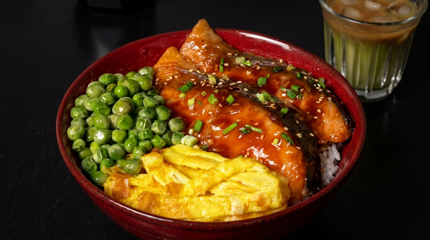 鮭の照り焼き丼（鮭丼）の作り方