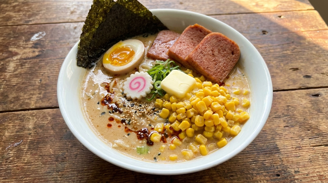 クリーミー味噌バターコーンラーメン