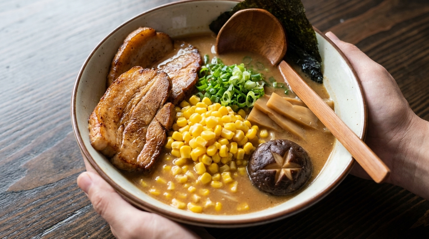 濃厚味噌バターコーンラーメン