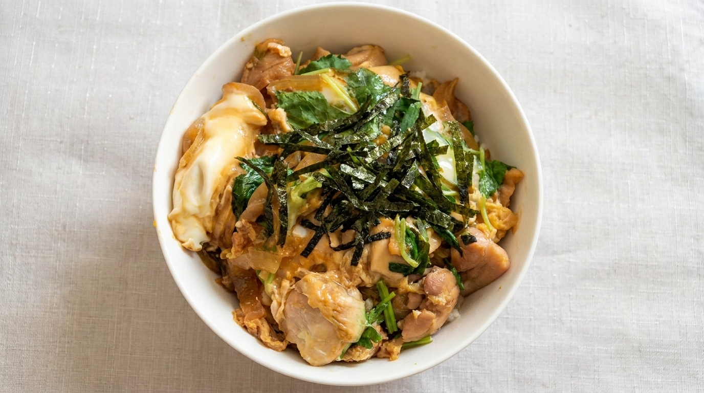 究極の親子丼（鶏肉と卵のどんぶり）