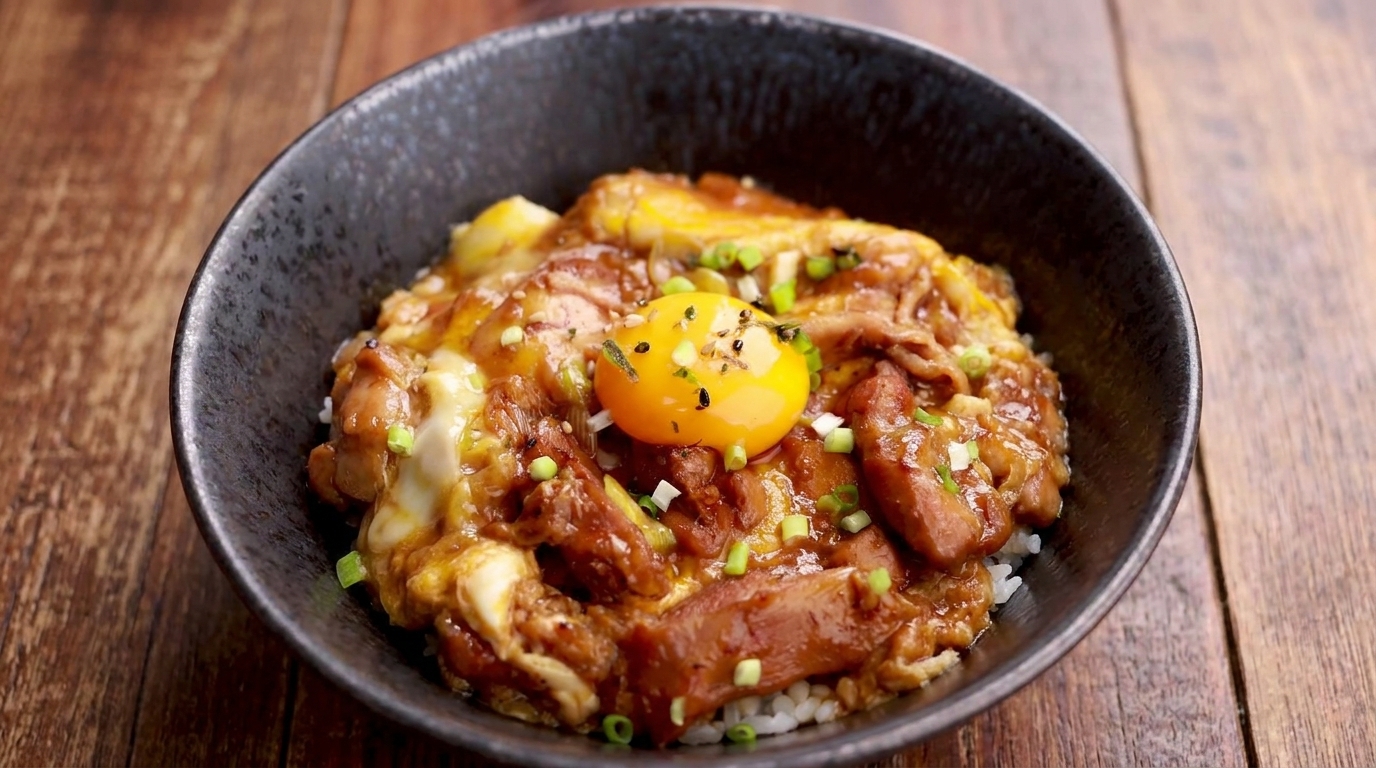 照り焼き仕立ての絶品親子丼
