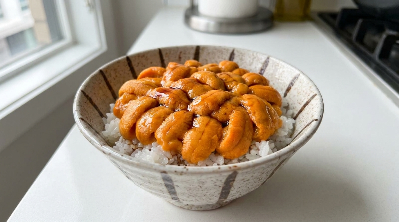 新鮮なバフンウニの絶品うに丼