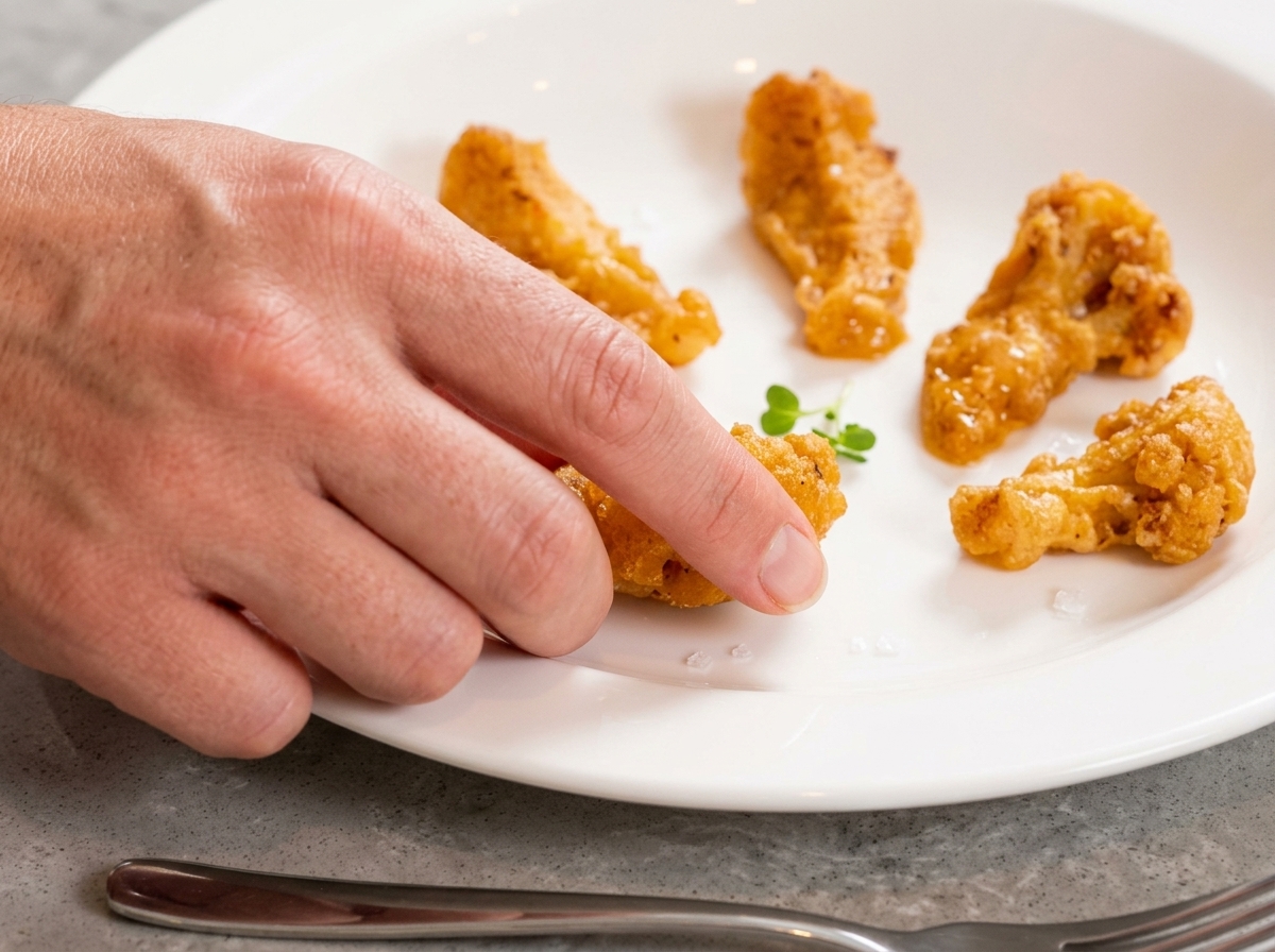 酢飯と海苔の上に、鮮やかなオレンジ色の生ウニを丁寧に盛り付けている様子。