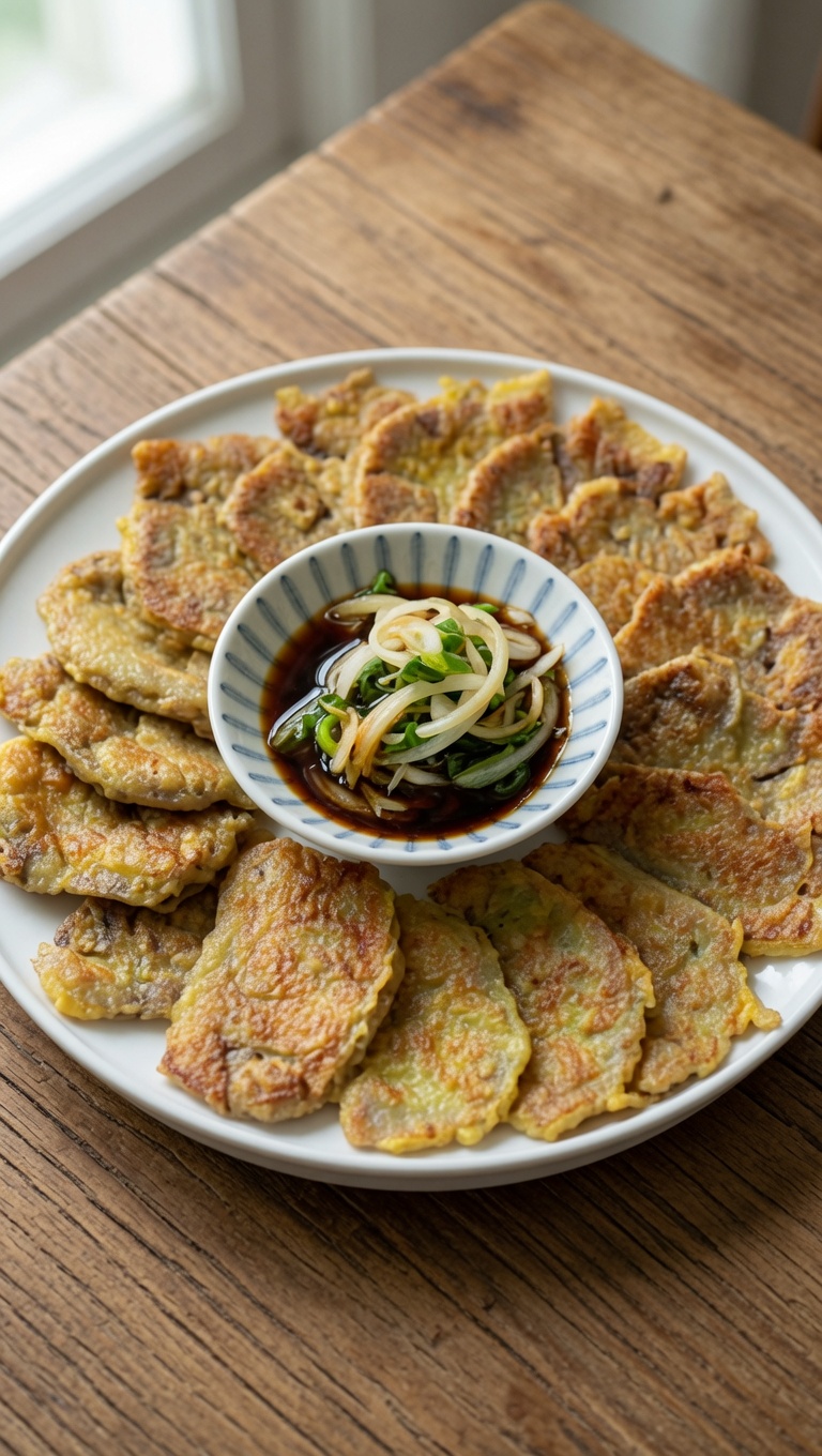 伝統の韓国風牛肉チヂミ（ユッケジョン）
