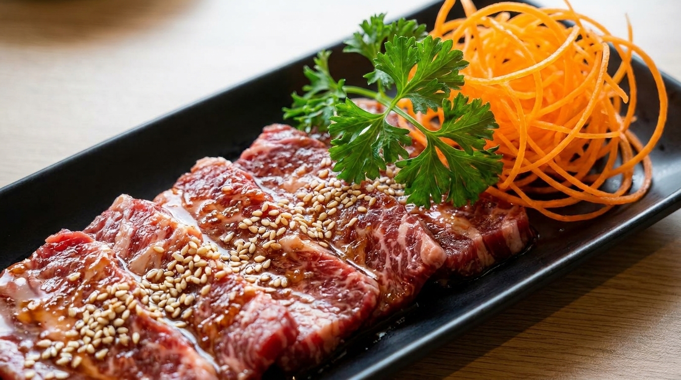 おうちで楽しむ韓国風牛カルビ焼き（カルビクイ）