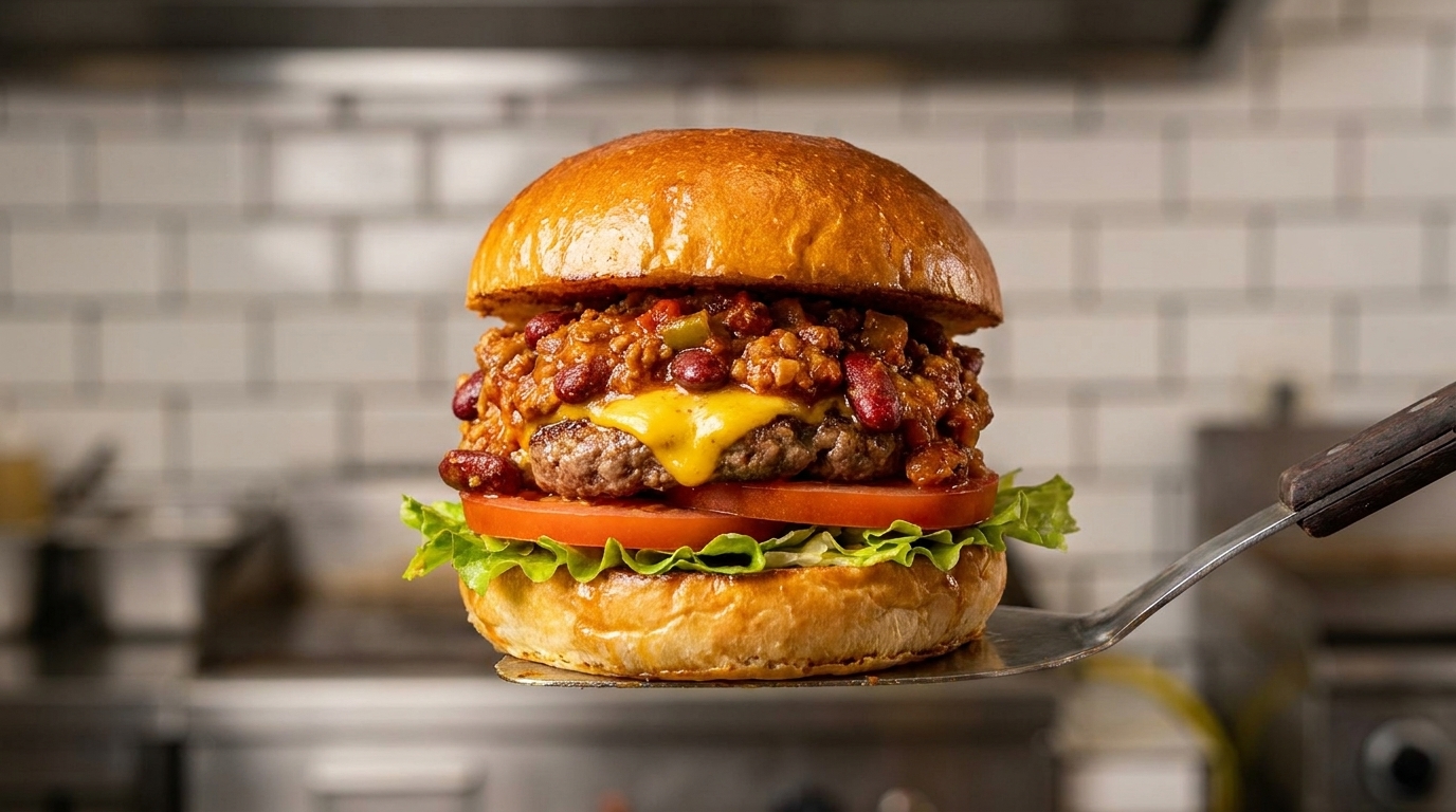 メキシカンチリビーフバーガー