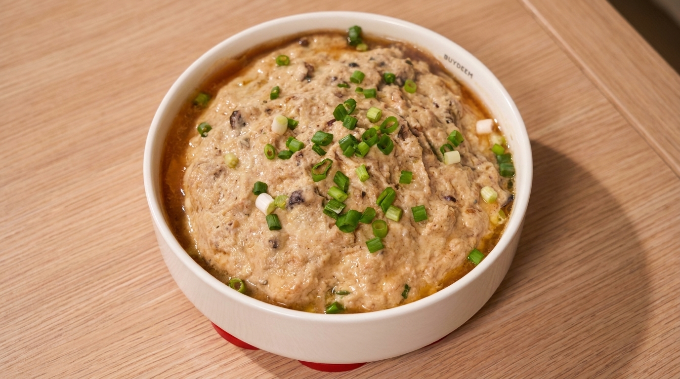 福建風・鶏むね肉の蒸し肉団子（低脂肪レシピ）