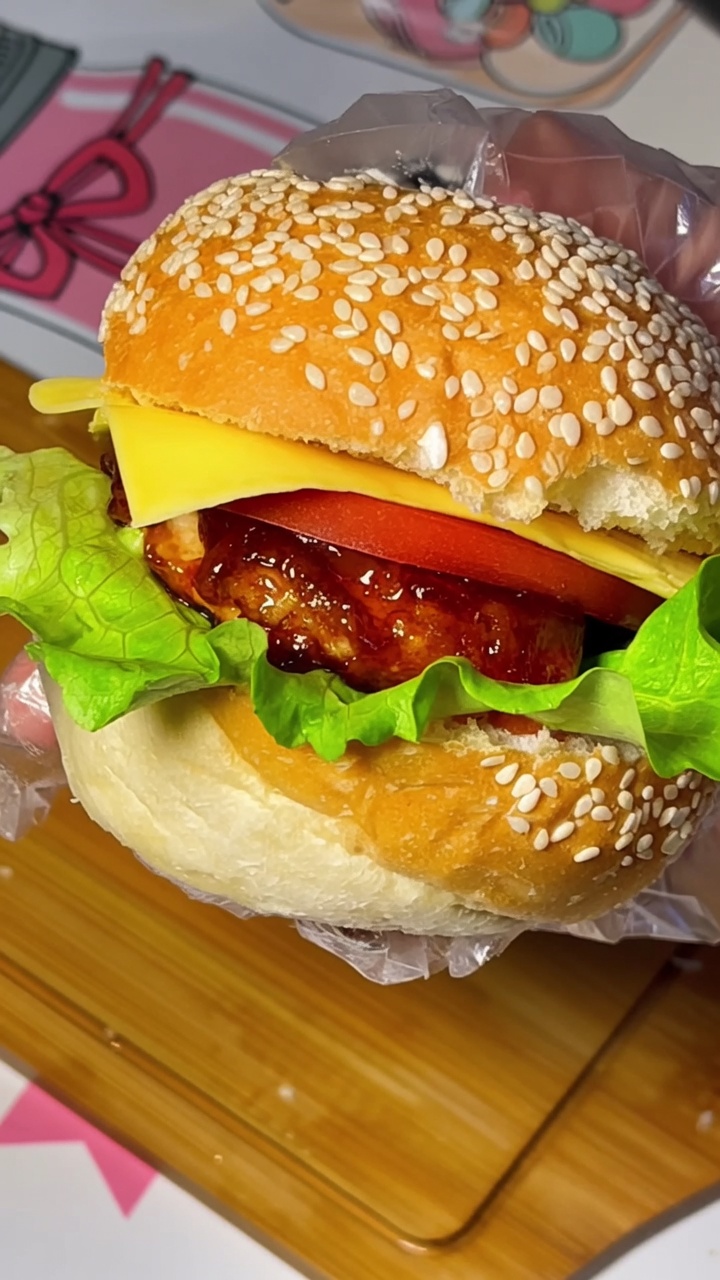 自家製テリヤキチキンバーガー