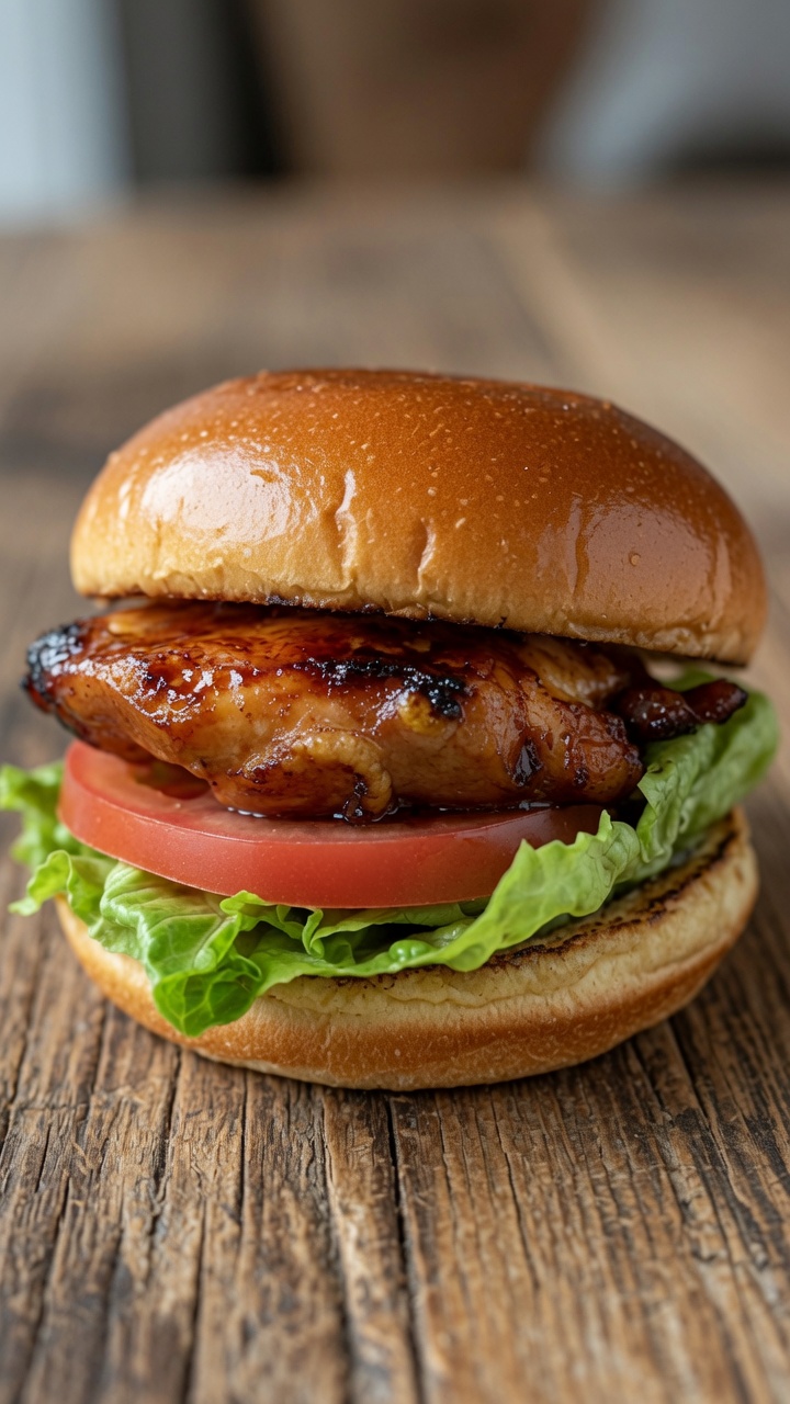 自家製テリヤキチキンバーガー
