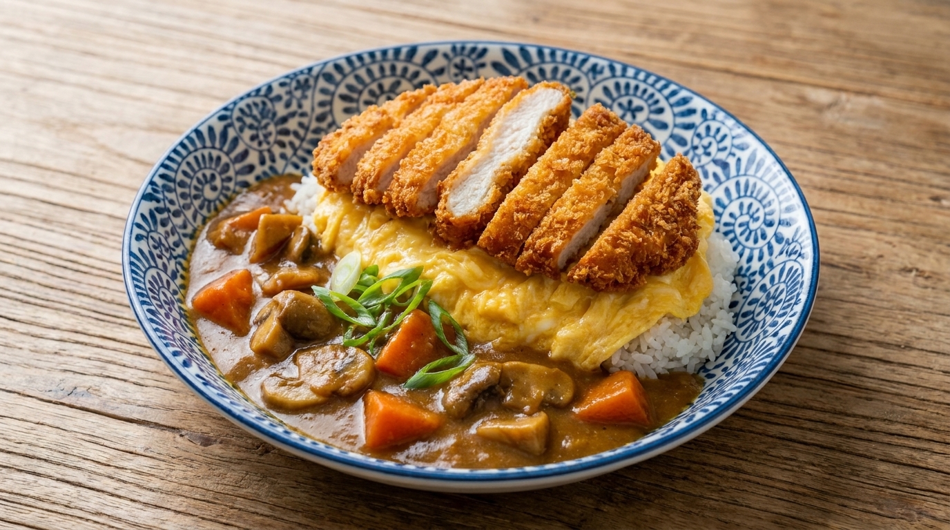 本格的な味わい！自家製カツカレー
