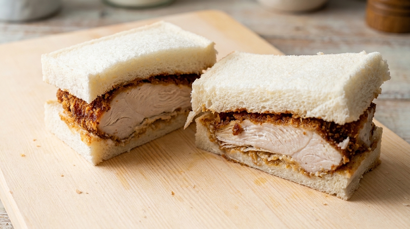 サクサク！鶏むね肉のチキンカツサンド