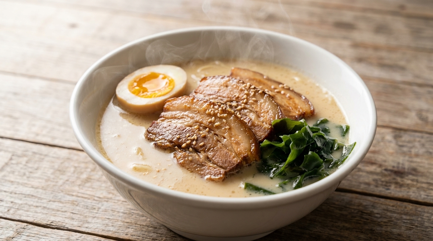 本格チャーシュー豚骨ラーメン