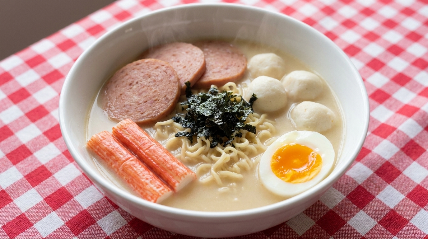 10分で作れる！濃厚クリーミー豚骨風ラーメン