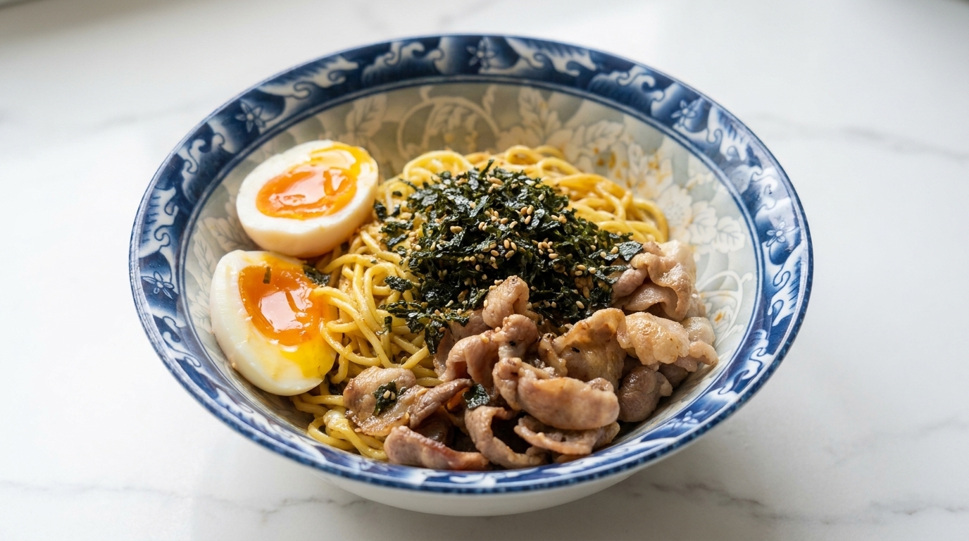 濃厚な旨味！自家製油そば
