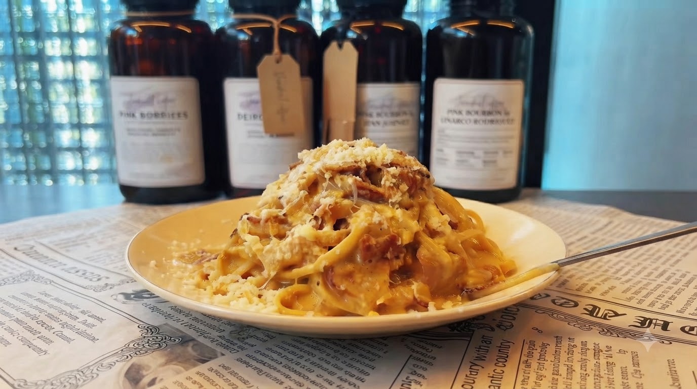 クリーミーで濃厚な本格イタリアンカルボナーラ