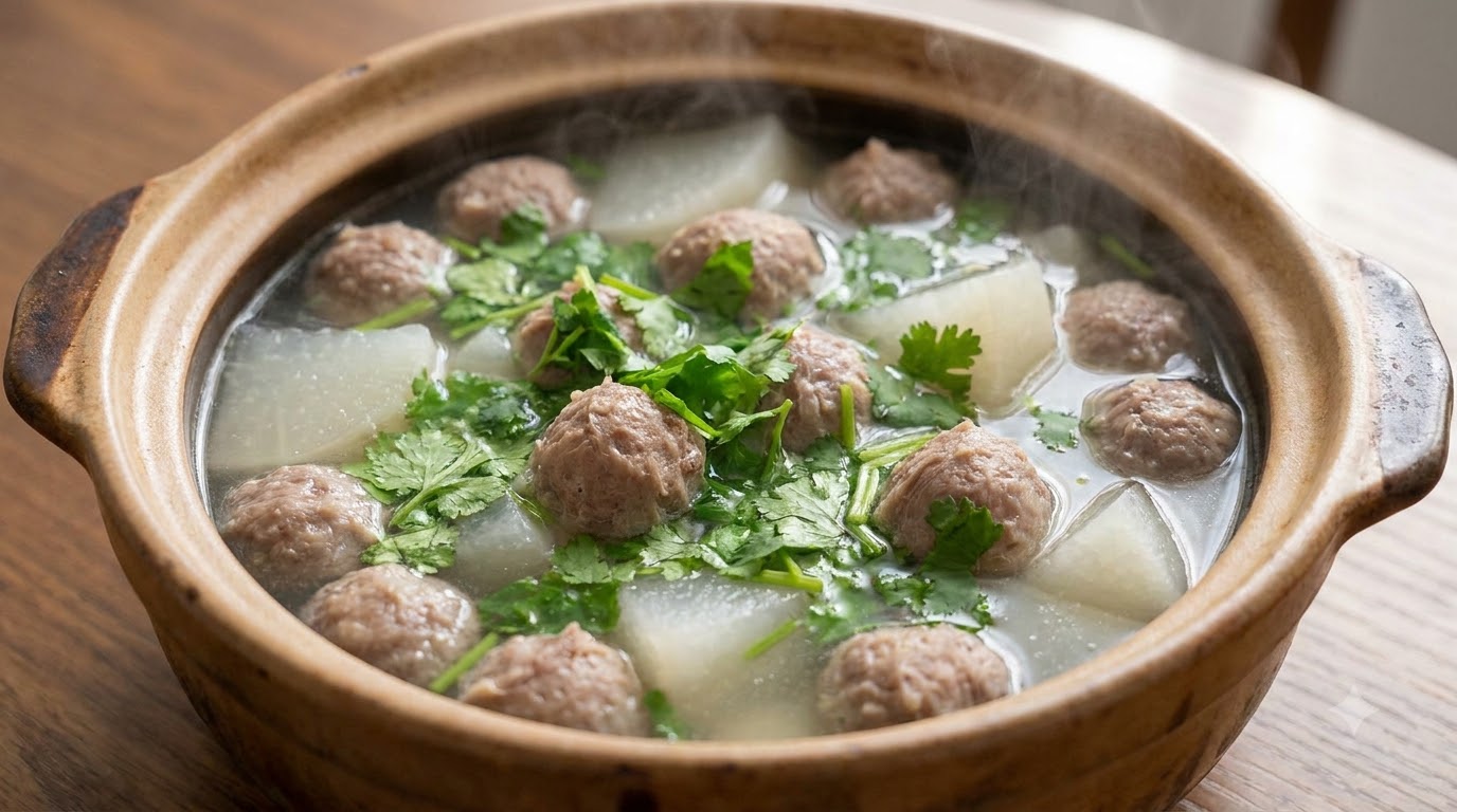 牛丸大根スープ