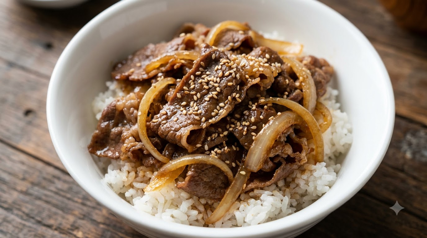 吉野家風牛丼の作り方